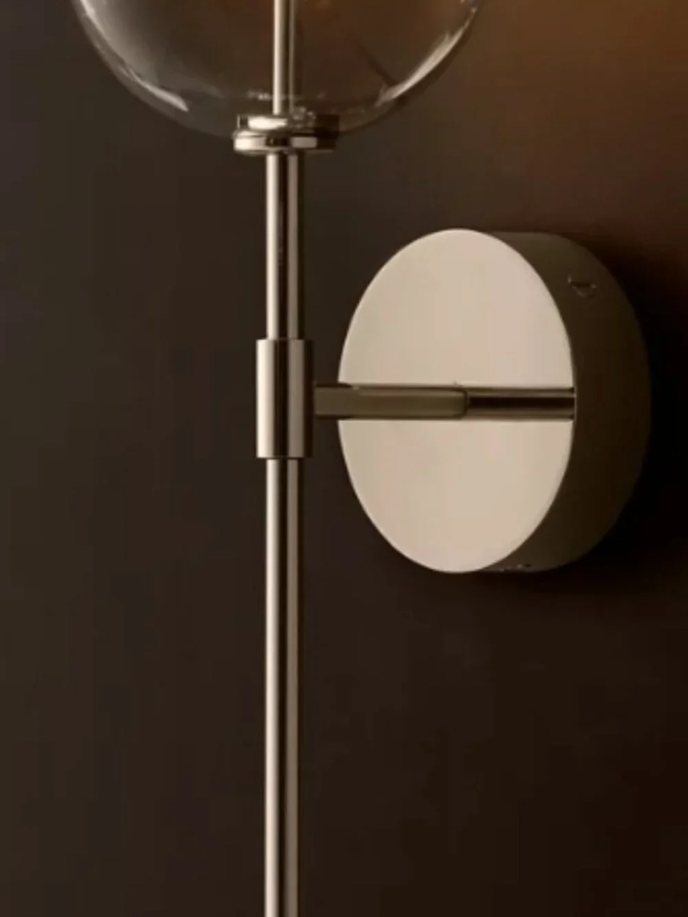Restoration Hardware RH Glass Globe Single Sconce-Black